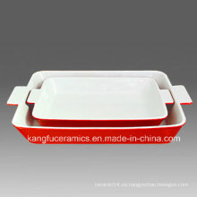 Nuevo estilo de diseño de moda Square Bakeware